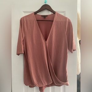 Banana Republic faux wrap blouse